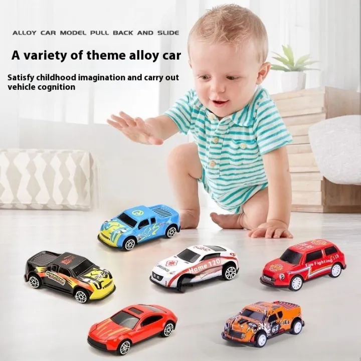 Alloy Cars Model Diecasts Vehicle Toys For Kids 8 Peaces